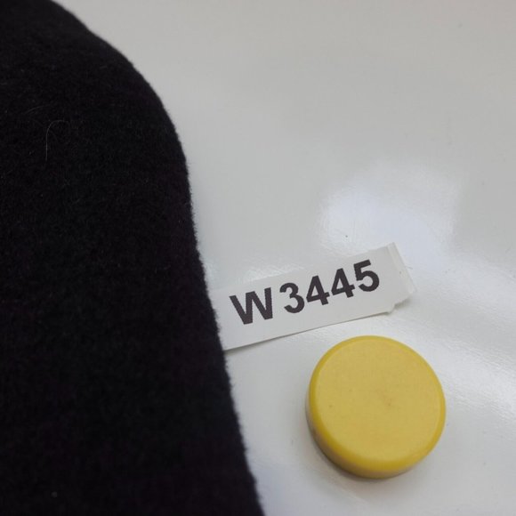 Black Dress Mini Long Sleeve Size XS Short Wool Nostalgia Chic MARGOT CLEMENCE - Picture 10 of 10
